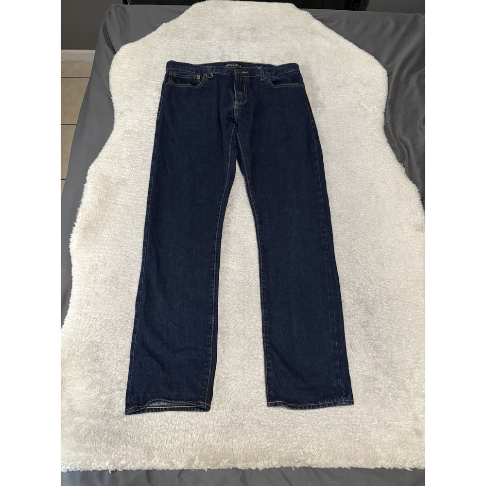 J Crew Jeans Mens 32x32 Blue Mercantile Slim Fit Straight Leg Stretch Denim